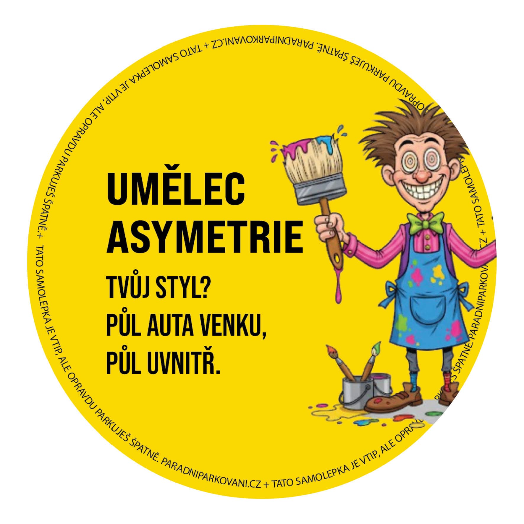 umělec asymetrie