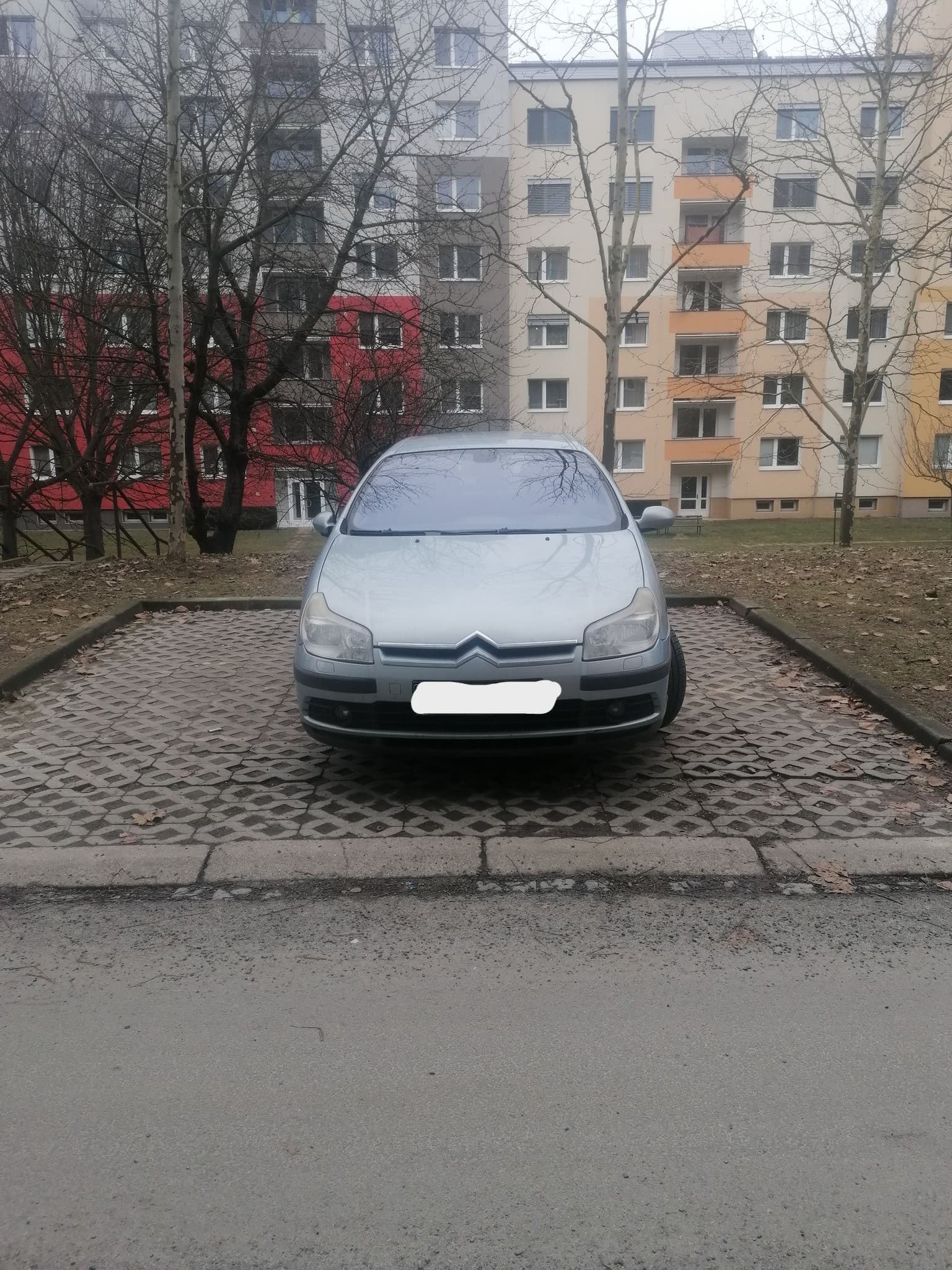 Obrázek špatně zaparkovaného auta - Citroën