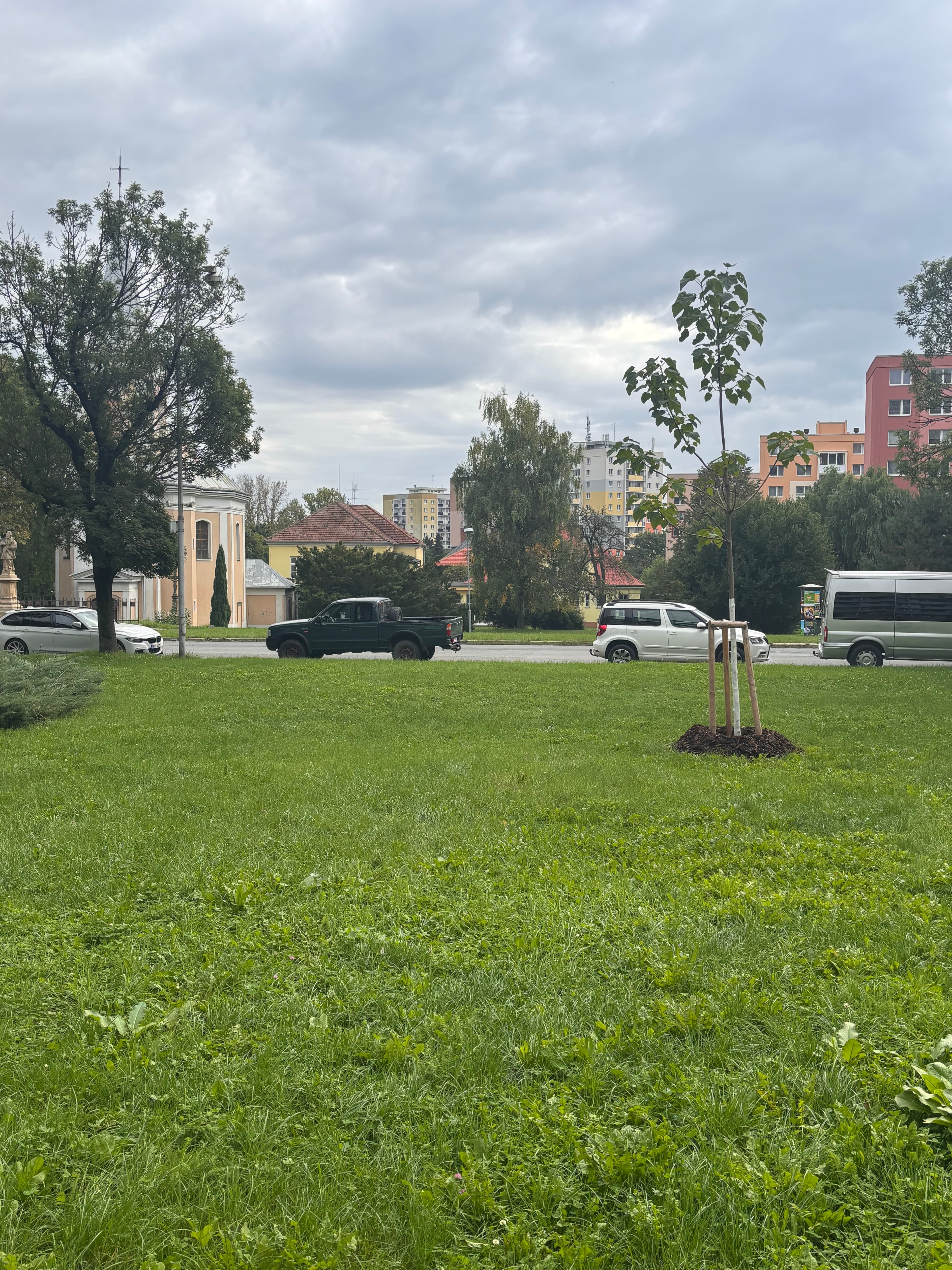 Obrázek špatně zaparkovaného auta - Ford